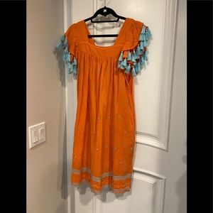 Mer St Barth Sandrine Tassel Dress